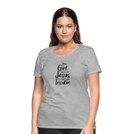 This Girl Runs On Jesus & Insulin Women’s Comfort T-Shirt - heather gray
