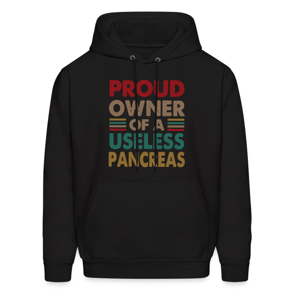 Proud Owner Of A Useless Pancreas Softstyle Unisex Hoodie - black