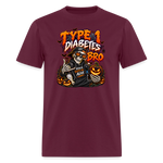 Type 1 Diabetes Bro Halloween Unisex Premium T-Shirt - burgundy