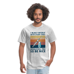 Be Nice To Diabetics Insulin Humor Unisex T-Shirt - heather gray