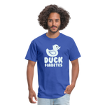 Duck Fiabetes Funny Diabetic Humor Unisex Softyle T-Shirt - royal blue