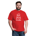This Girl Runs On Jesus And Insulin Diabetes Awareness Unisex Classic T-Shirt - red