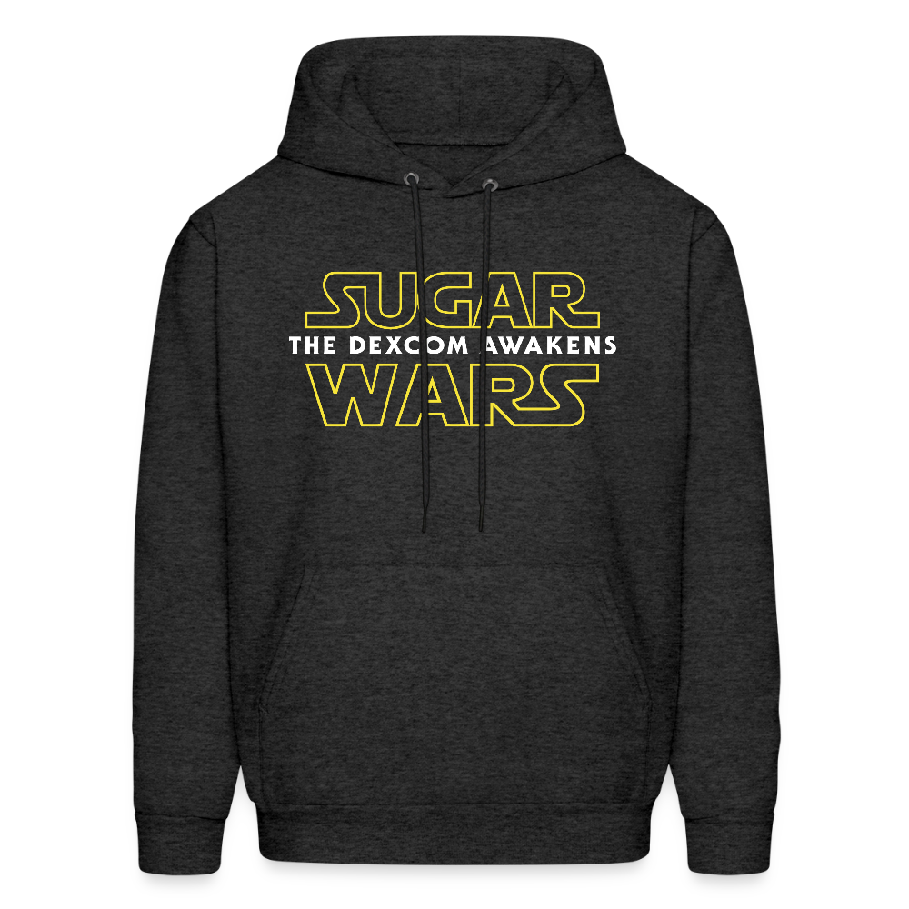 Sugar Wars "The Dexcom Awakens" Comfort Hoodie : Adult Unisex - charcoal grey