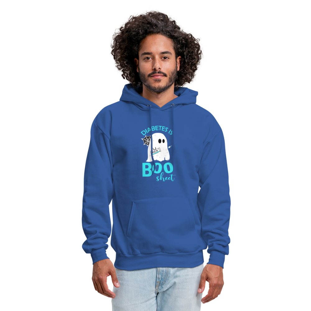 Diabetes Is Boo Sheet Humor Softstyle Unisex Hoodie - royal blue