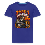 T1D BRO! Halloween Kids' & Youth Premium T-Shirt - royal blue