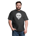 UH-OH! Dexcom Lows Alert Humor Adult Unisex T-Shirt - heather black