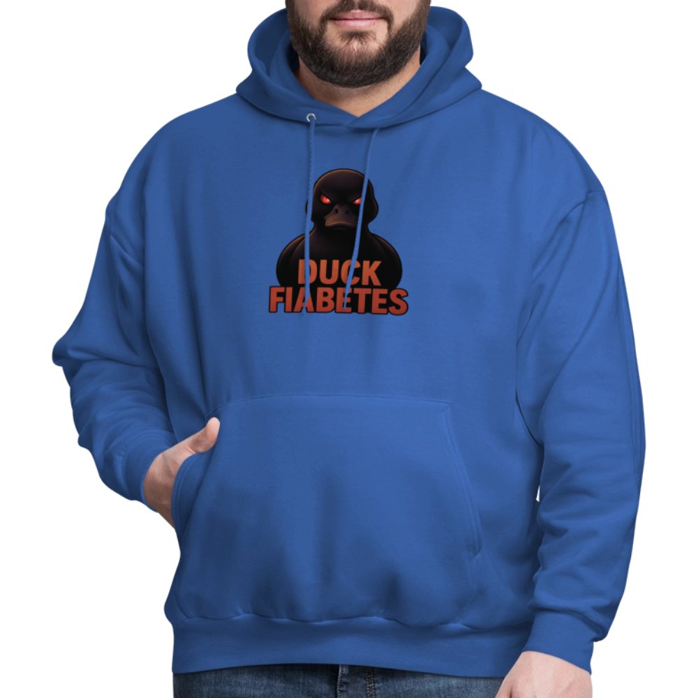 Duck Fiabetes Adult Unisex Comfort Hoodie - royal blue