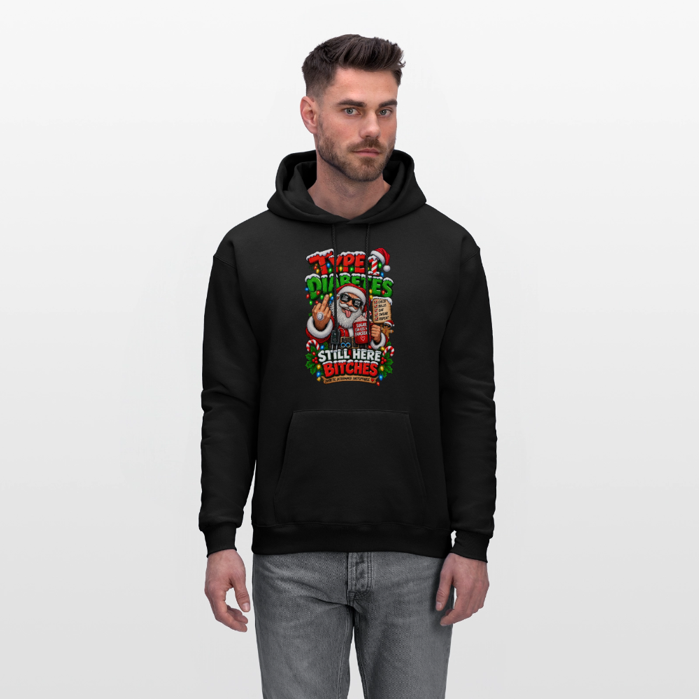 Type 1 Christmas Hoodie "Still Here" Dark Men's Hoodie - black