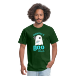 Diabetes Is Boo Sheet Funny Diabetic Halloween Humor Unisex T-Shirt - forest green