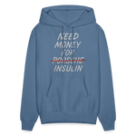 Need Money For Insulin Hoodie Parody Unisex Sweatshirt Hoody - denim blue
