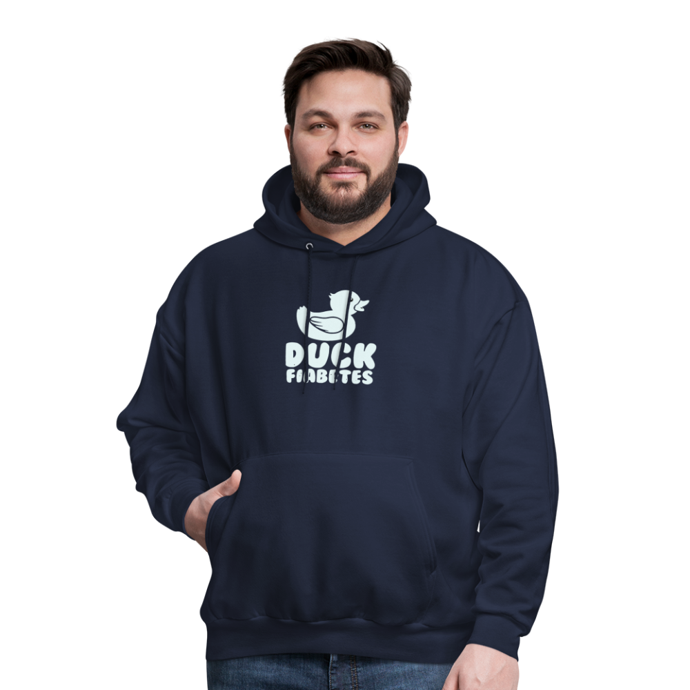 Duck Fiabetes Diabetic Humor Unisex Premium Comfort Hoodie - navy