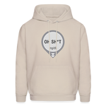 Dexcom Oh Sh*t Crash Alert Humor Humor Unisex Contrast Hoodie - Sand