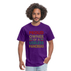 Proud Owner Of A Useless Pancreas Softstyle Unisex T-Shirt - purple