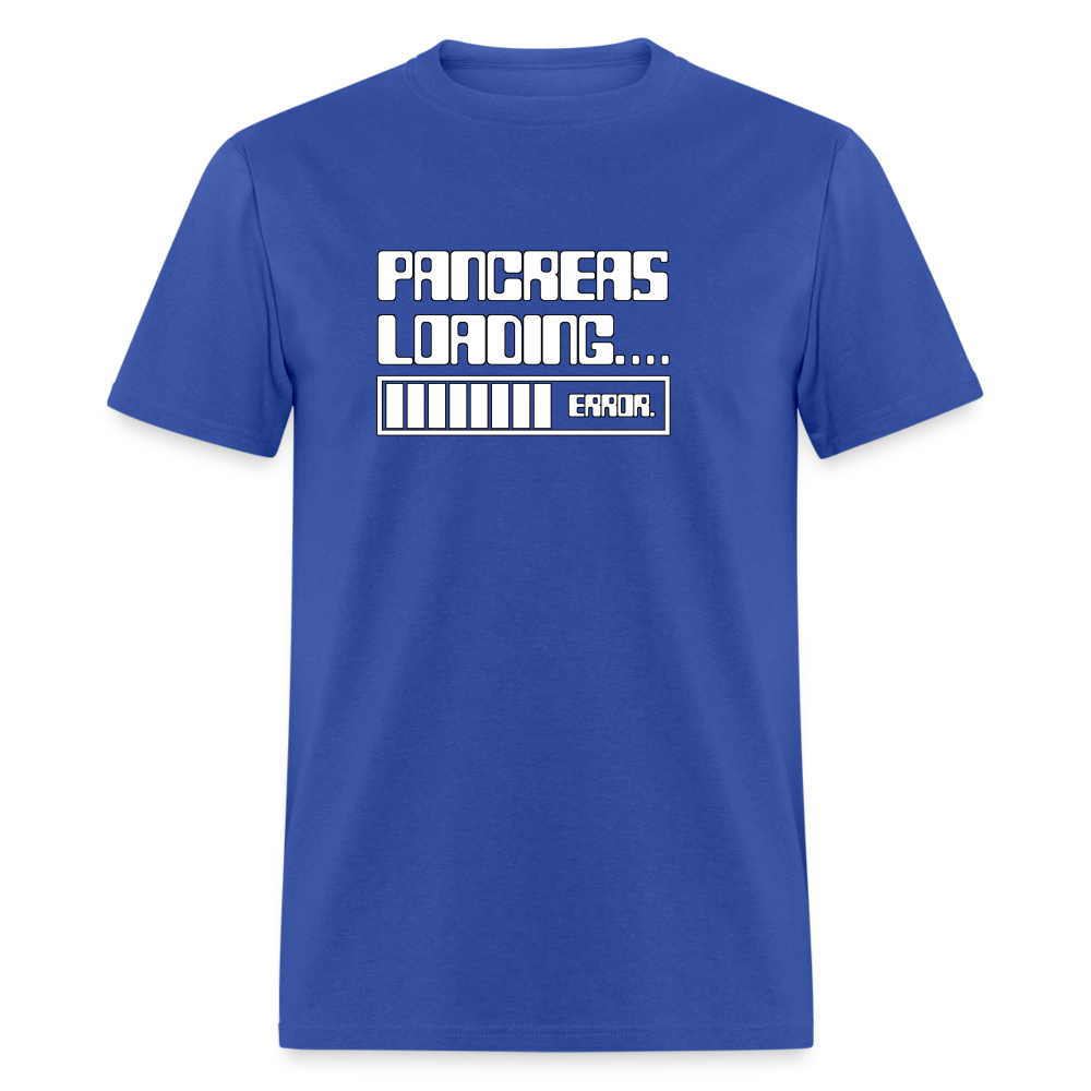 Pancreas Loading Error Humor Diabetes T-Shirt - royal blue