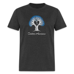 Diabetes Awareness Tree Of Love & Life Unisex T-Shirt - heather black