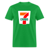 7 Carbs 7/11 Parody Humor Diabetes Unisex T-Shirt - bright green