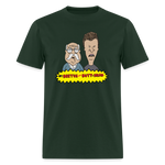 Beetus & Butthead Mashup Parody Diabetes Unisex Adult T-Shirt - forest green