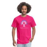 Diabetes Awareness Tree Of Love & Life Unisex T-Shirt - fuchsia