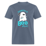 Diabetes Is Boo Sheet Funny Diabetic Halloween Humor Unisex T-Shirt - denim