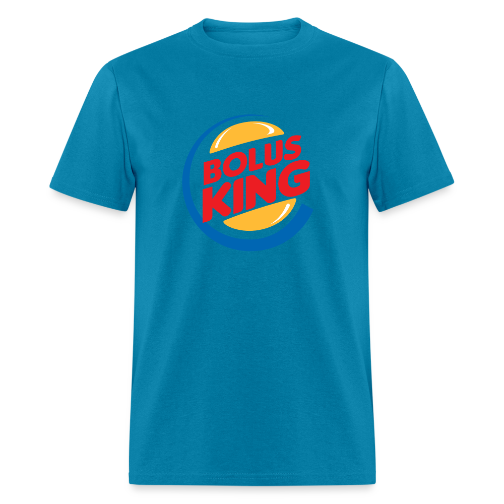 Bolus King "BK Parody" Morale Humor Adult Unisex Classic T-Shirt - turquoise