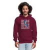 Diabetes Awareness Ribbon Unisex Softstyle Hoodie - burgundy