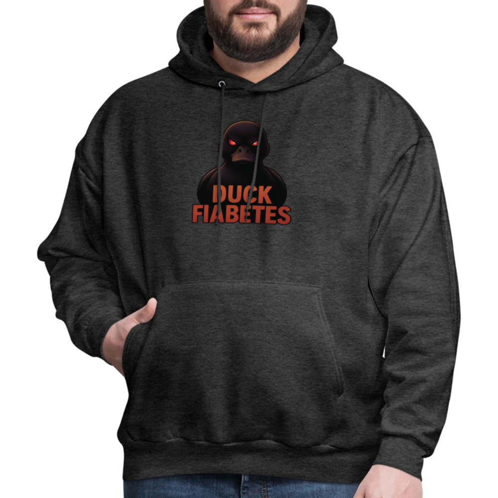 Duck Fiabetes Adult Unisex Comfort Hoodie - charcoal grey