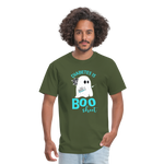 Diabetes Is Boo Sheet Funny Diabetic Halloween Humor Unisex T-Shirt - military green
