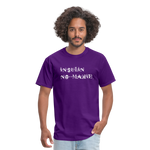 Insulin No-Makie Diabetic #Warrior Pride Funny T-Shirt - purple