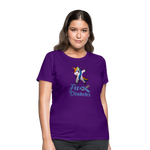 Ladies Fu** Diabetes Humor Premium Women's T-Shirt - purple