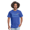 Fu*K Diabetes Blue Ribbon Diabetic Awareness Unisex T-Shirt - royal blue