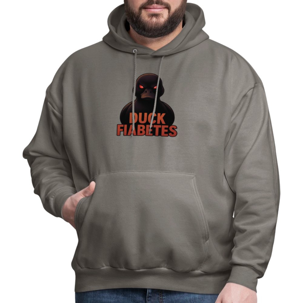 Duck Fiabetes Adult Unisex Comfort Hoodie - asphalt gray