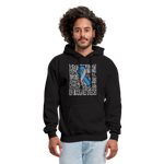 Diabetes Awareness Ribbon Unisex Softstyle Hoodie - black