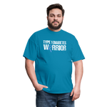 Type 1 Diabetes Warrior Blue Ribbon Pride T-Shirt - turquoise