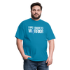 Type 1 Diabetes Warrior Blue Ribbon Pride T-Shirt - turquoise