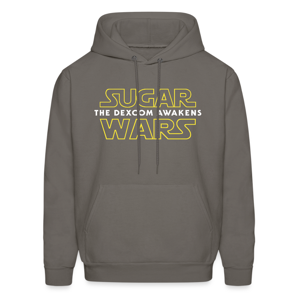 Sugar Wars "The Dexcom Awakens" Comfort Hoodie : Adult Unisex - asphalt gray