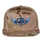 Freedom Band Snap Back Trucker Hat - MultiCam\tan