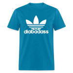 Diabadass 3 Leaf Diabetes Warrior Premium Unisex T-Shirt - turquoise