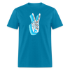 Faith Love Hope joy Peace cure Diabetes Awareness T-Shirt Unisex T-Shirt - turquoise