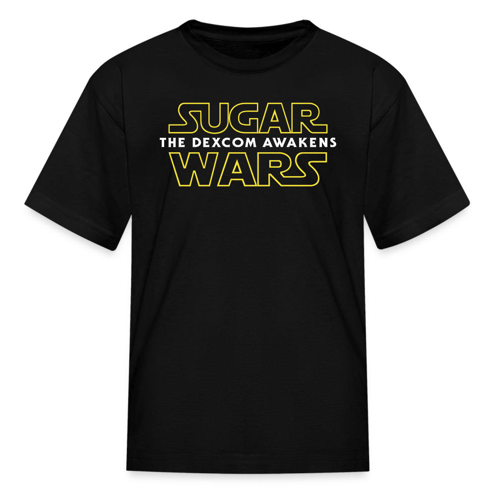 Sugar Wars "The Dexcom Awakens" (2021) Kids & Youth T-Shirt - black