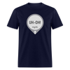 UH-OH! Dexcom Lows Alert Humor Adult Unisex T-Shirt - navy