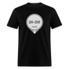 UH-OH! Dexcom Lows Alert Humor Adult Unisex T-Shirt - black