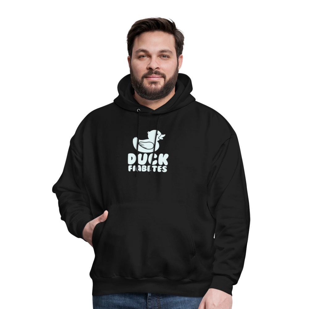 Duck Fiabetes Diabetic Humor Unisex Premium Comfort Hoodie - black