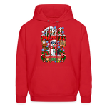 Type 1 Diabetes Ugly Christmas Men's Hoodie - red