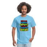 Human Costume Diabetic Zombie T-Shirt Halloween Humor : Unisex Tee Shirt - aquatic blue