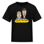 Beetus and Butthead kids diabetes humor T-shirt in black