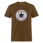 Type 1 All-Star Diabetic Morale Adult Unisex Ringspun Cotton T-Shirt - brown