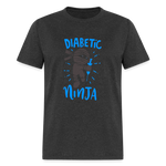 Diabetic Ninja Adult Premium Softstyle Unisex T-Shirt - heather black