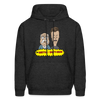 Beetus and Butthead Mashup Adult Unisex Comfort Hoodie - charcoal grey