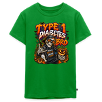 T1D BRO! Halloween Kids' & Youth Premium T-Shirt - green