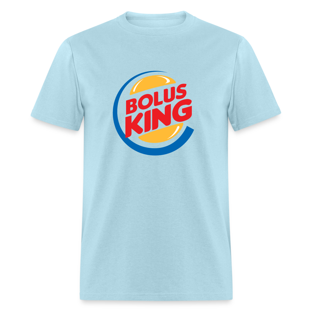 Bolus King "BK Parody" Morale Humor Adult Unisex Classic T-Shirt - powder blue